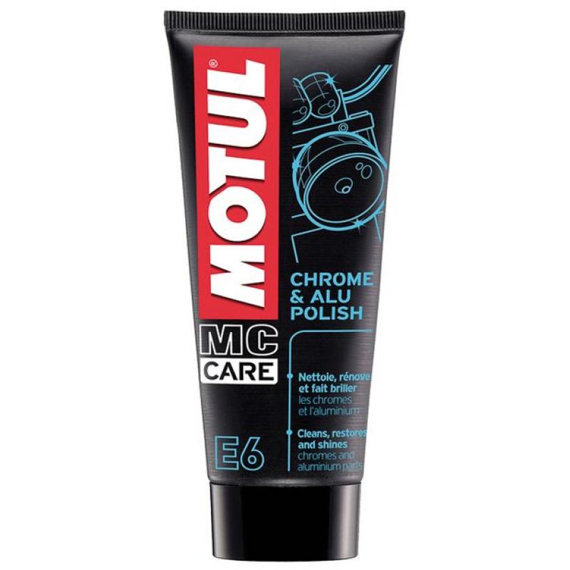 Купить Средство для придания блеска мотоциклу MOTUL "E6 CHROME & ALU POLISH " 100мл. 